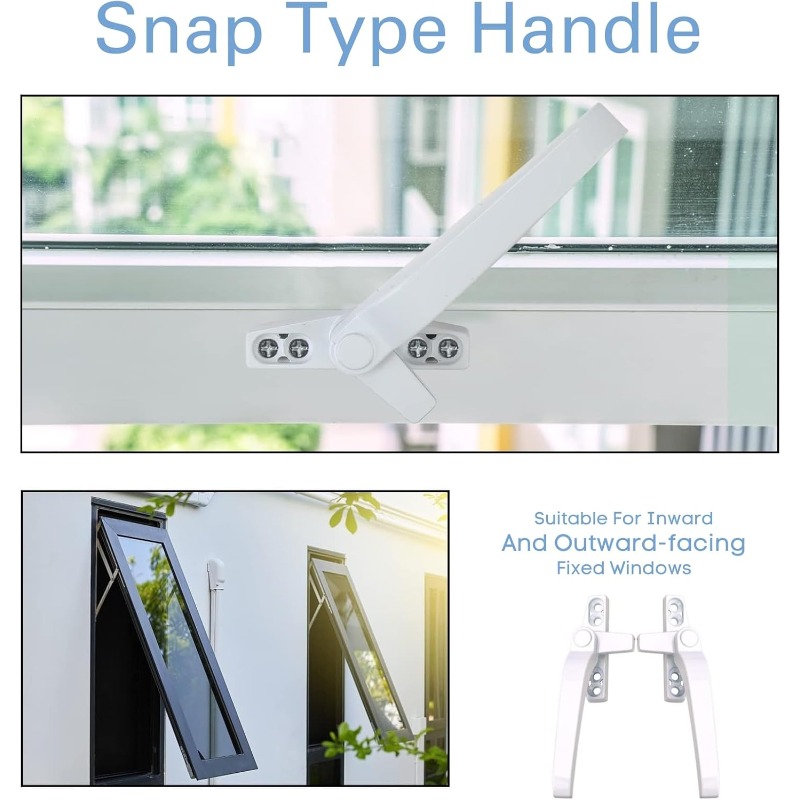 Glass Window Lock Handle 2Pcs  - Glass Door Hinge recension och pris
