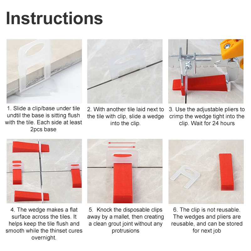 100pcs Ceramic Tile Leveling S - Ceramic Tile Floor recension och pris