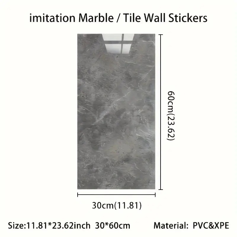 30cm*60cm Imitation Marble Til - Pvc Panel Background recension och pris