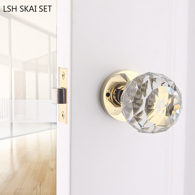 Crystal Glass Globe Handle Loc - Glass Door Hinge recension och pris