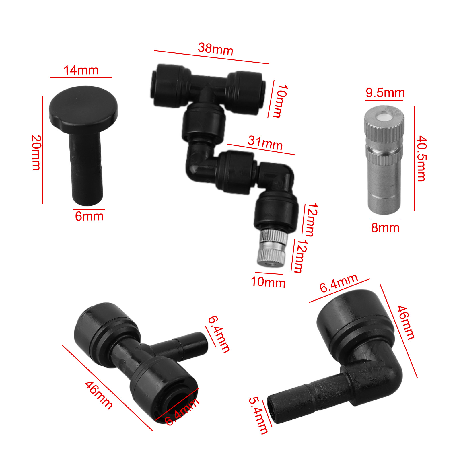 Plastic and Metal Misting Nozz - Misting Nozzle Reptile recension och pris